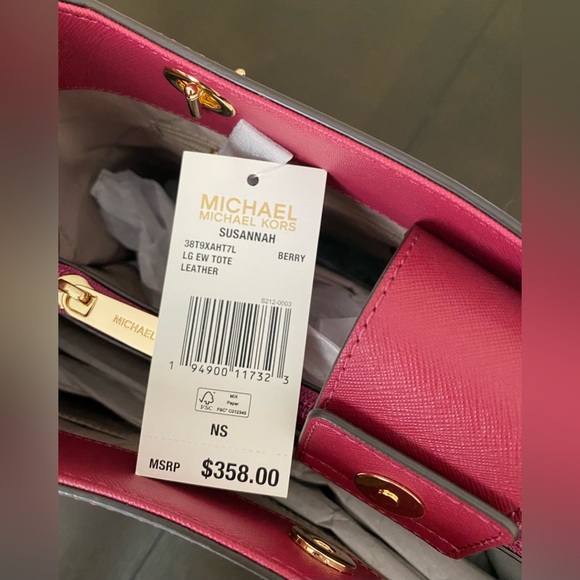 MICHAEL KORS SUSANNAH LARGE LEATHER TOTE BAG - Picture 8 of 12